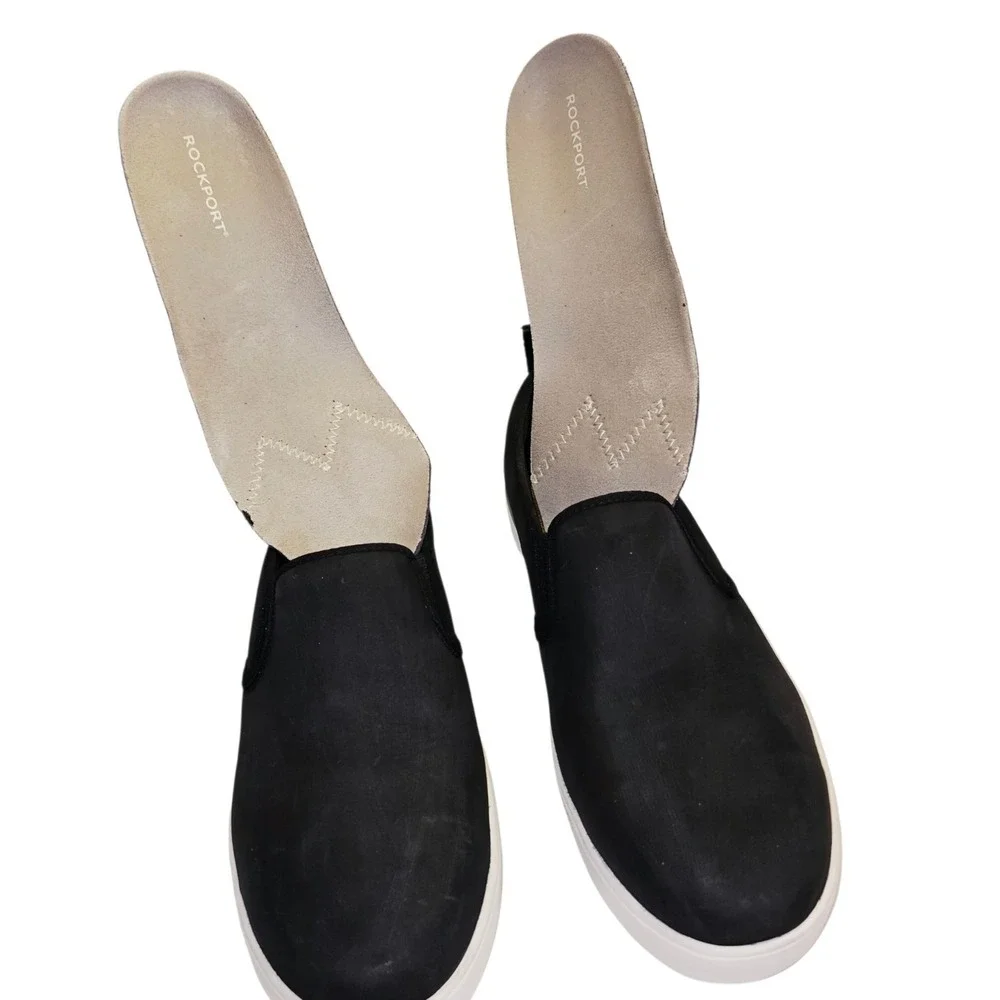 Rockport Works Womens RK643 Parissa Composite Toe Black Work Shoes Size 9.5